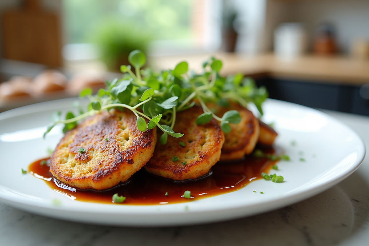 beignets aubergine